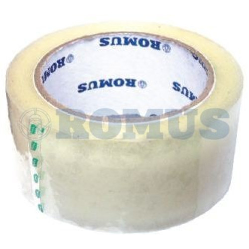 Клейка стрічка пакувальна Romus 48 мм х 100 м 50 мкм Прозора